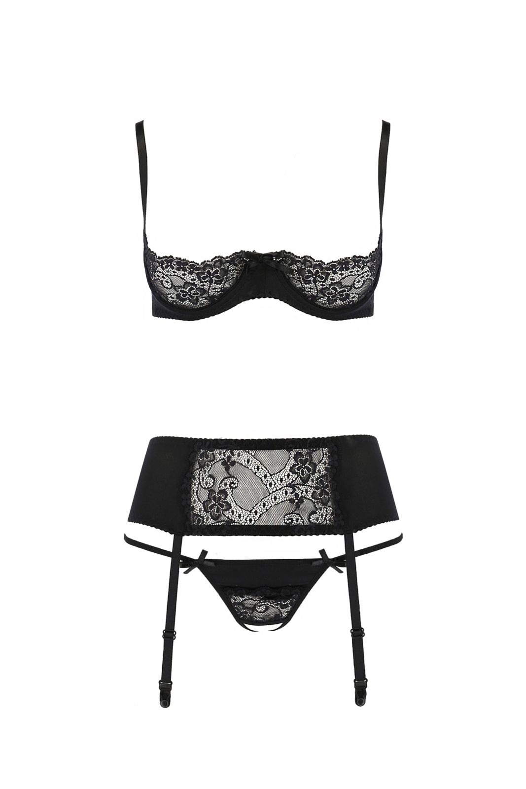 Komplet bielizny - AURELIA SET black
