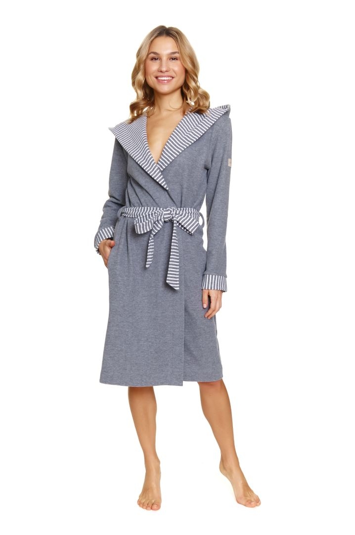 Szlafrok SWW 7229 dark grey
