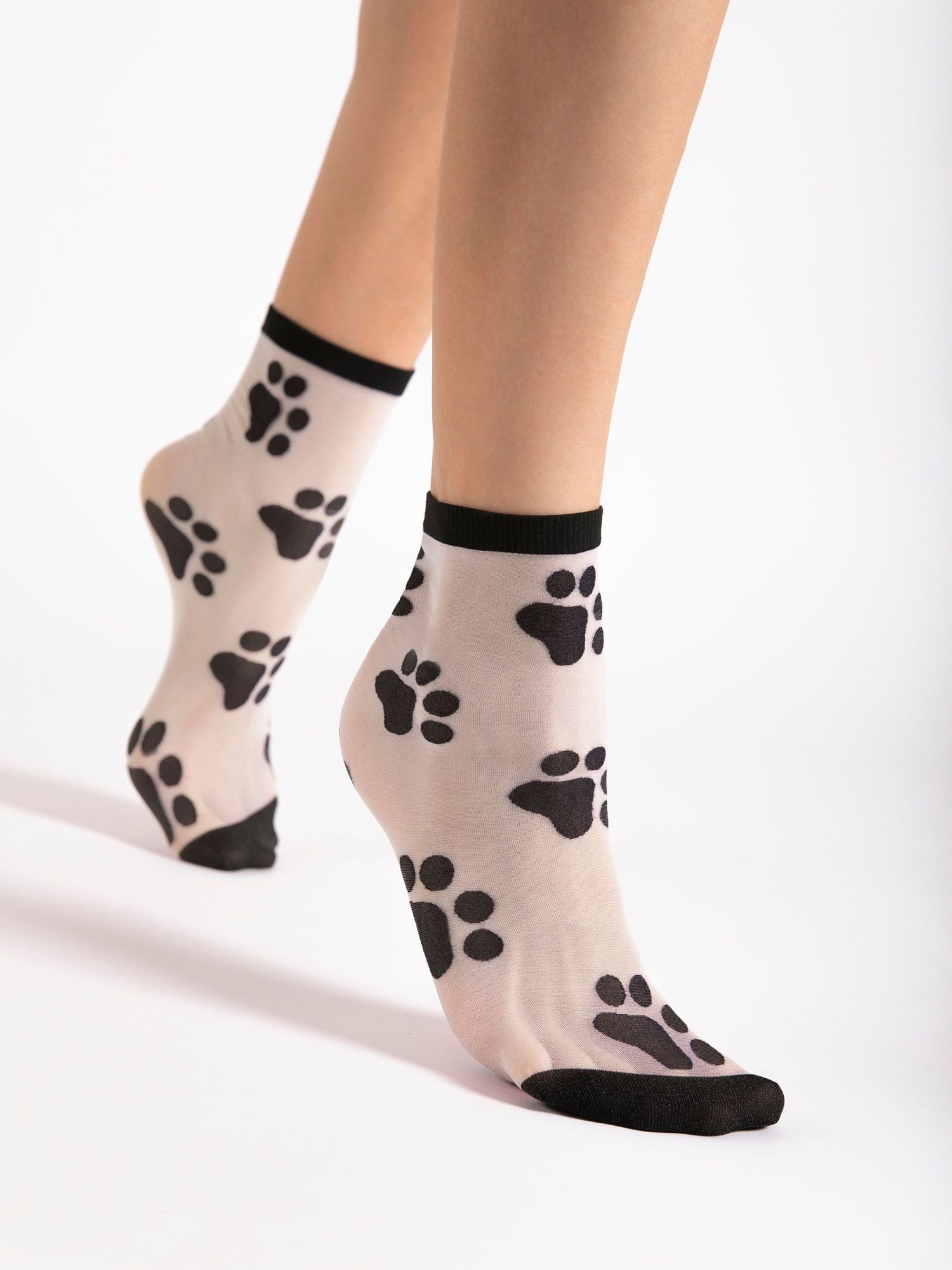Skarpetki PawPaw 20 Den Black-White