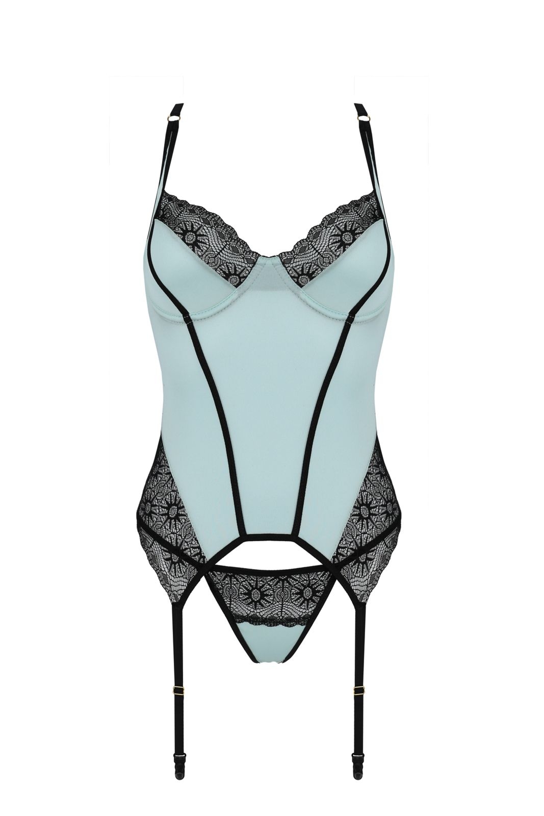 Top gorsetowy - SIDRA CORSET minty