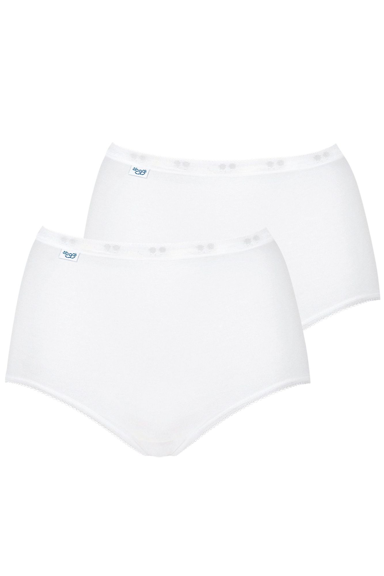 Figi Basic Maxi 2-pak białe