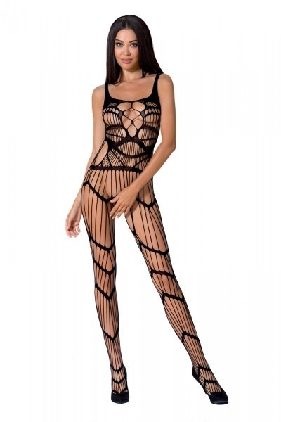 BS058 Bodystocking Czarny