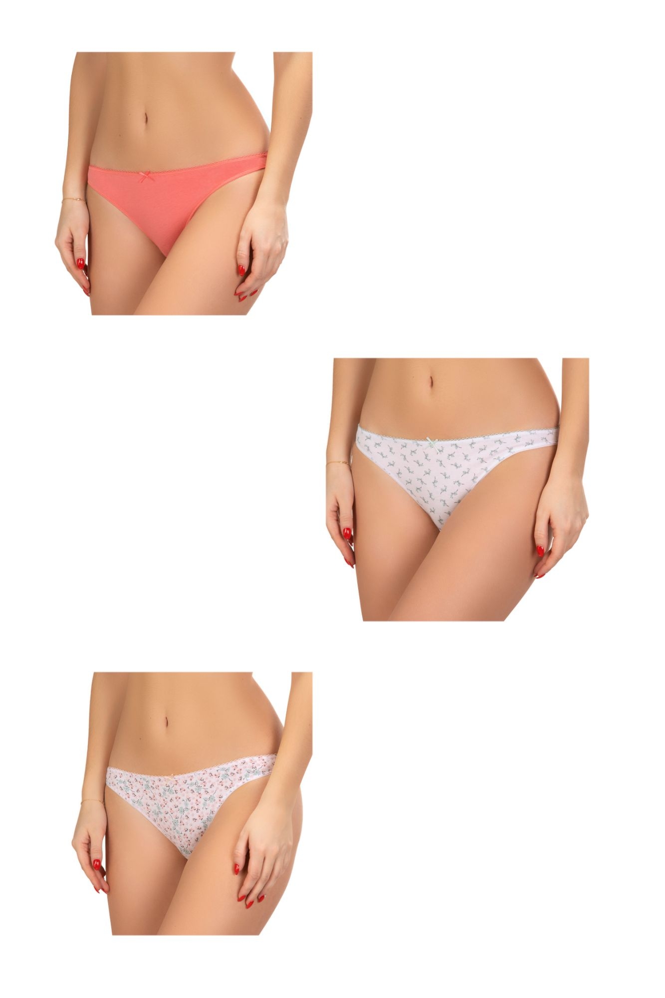 Figi mini bikini L 103 MB 18 3-pak
