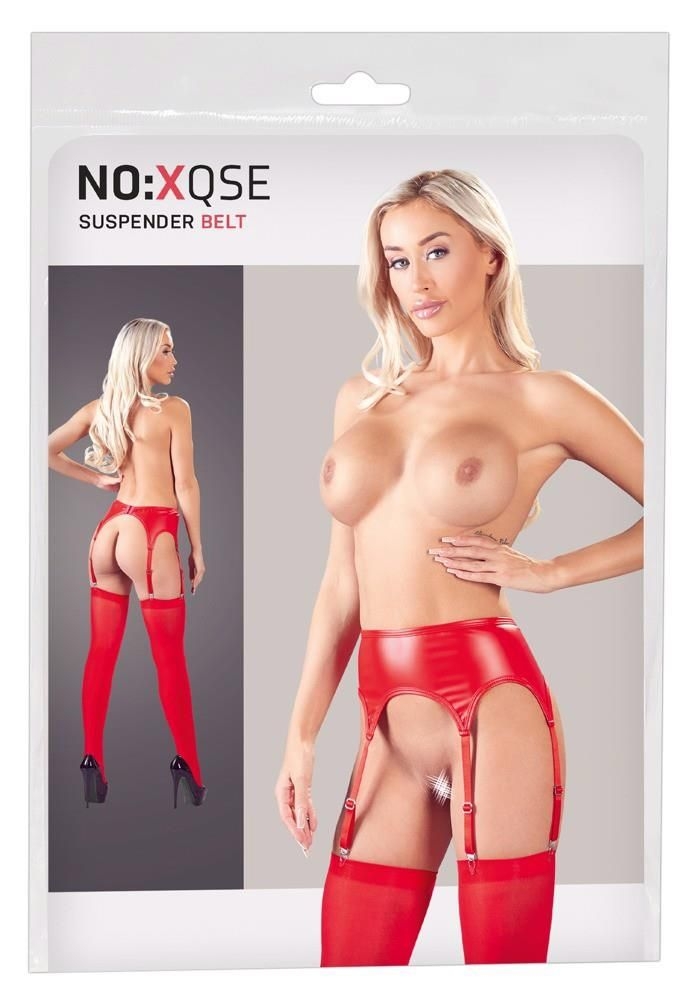 Suspender Belt Red