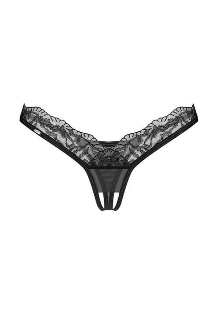 Arrowel Black otwarte stringi