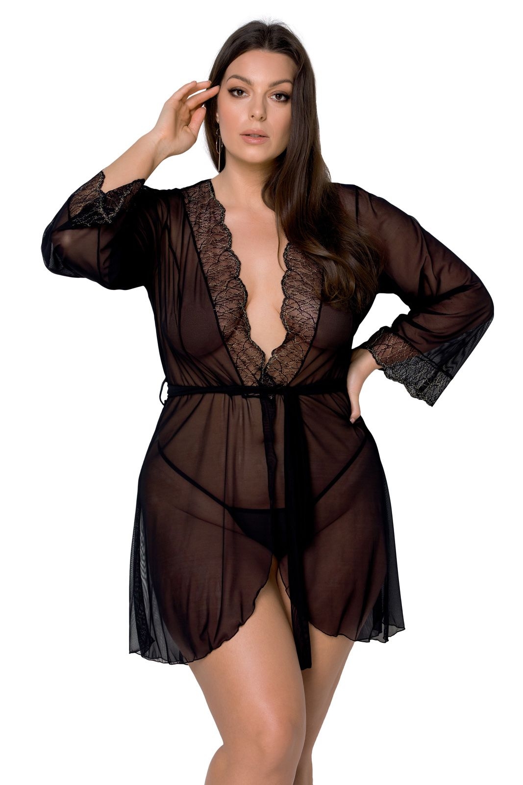 AMBERLY PEIGNOIR black