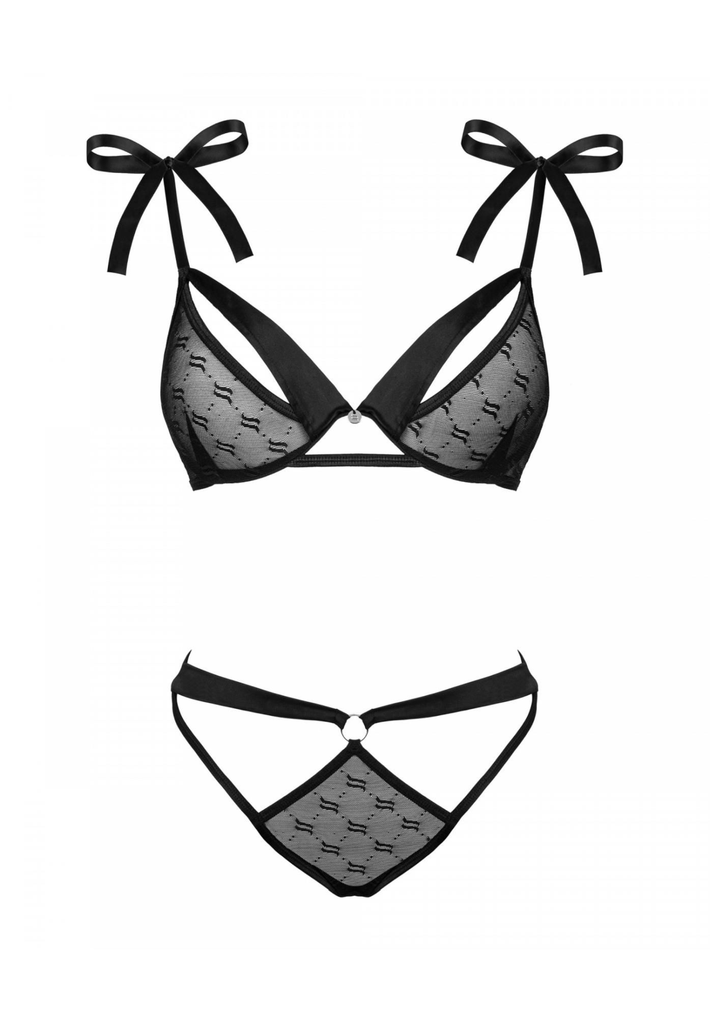 Obsessivia komplet 2-cz�ciowy czarny