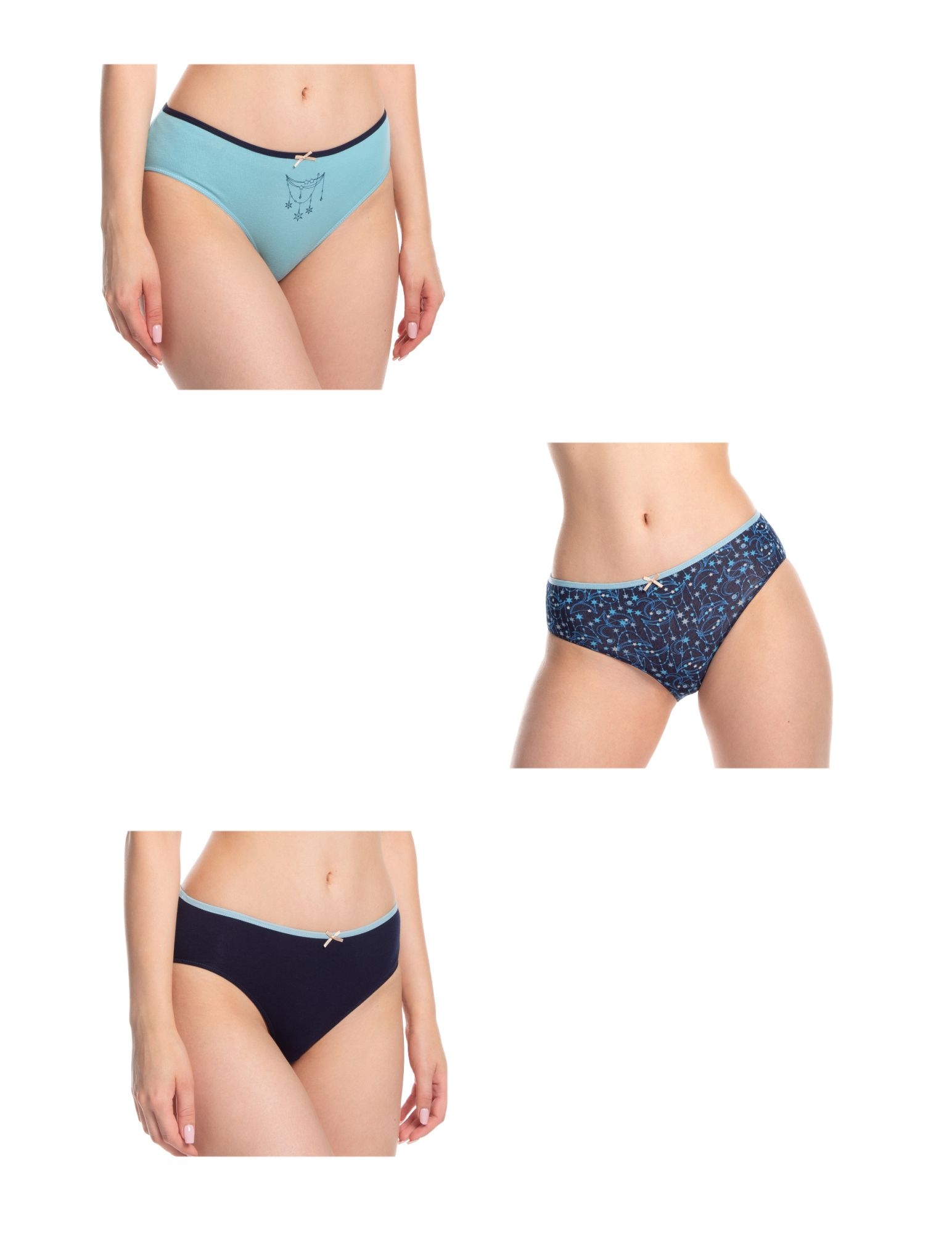 Figi bikini L 122 BI 44 3-pak