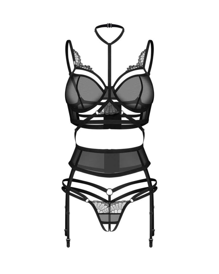 Premisis Black otwarty komplet 3-cz�ciowy