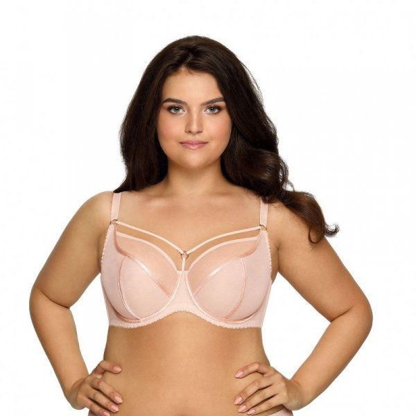 Ava 1923 protea beżowy biustonosz miękki plus size