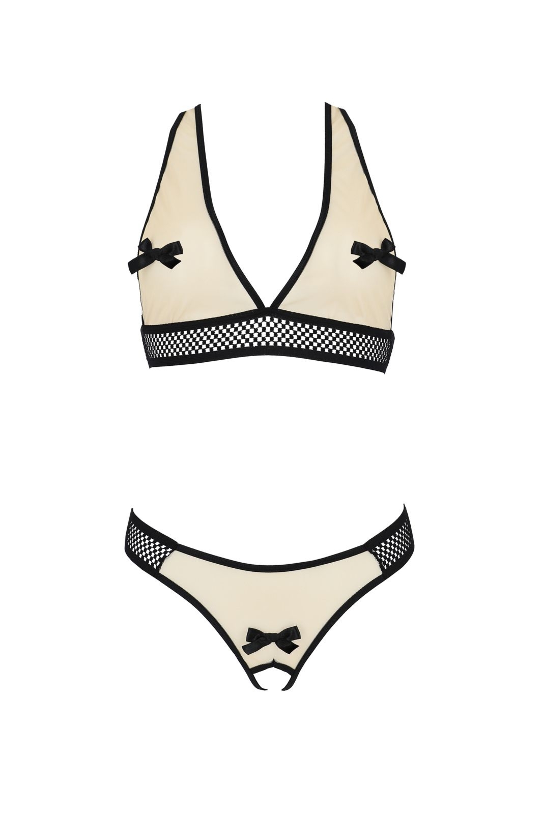 Komplet bielizny - VIENA SET beige