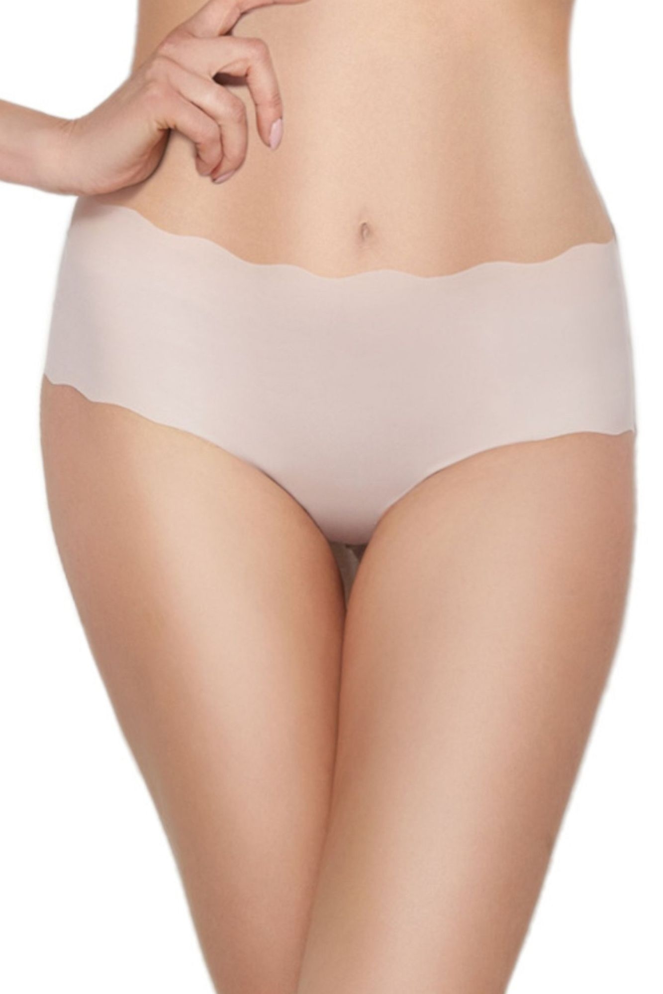 Figi Glam mini pudrowy róż
