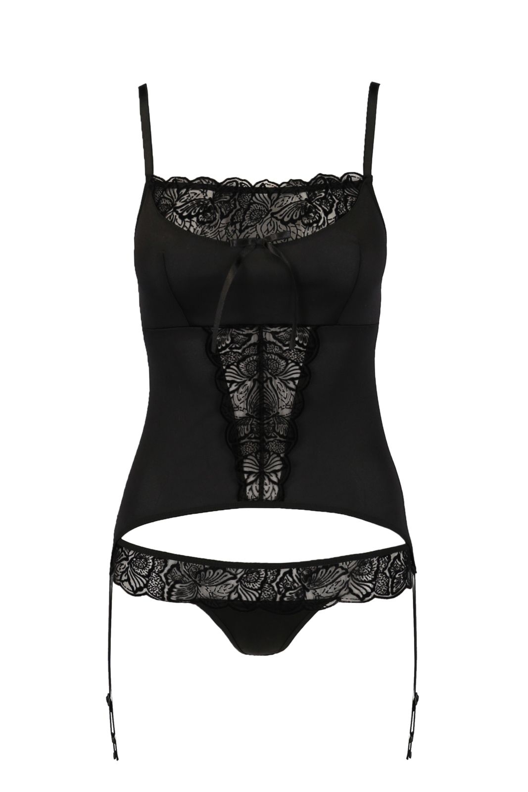 Top gorsetowy - LAUREN CORSET black