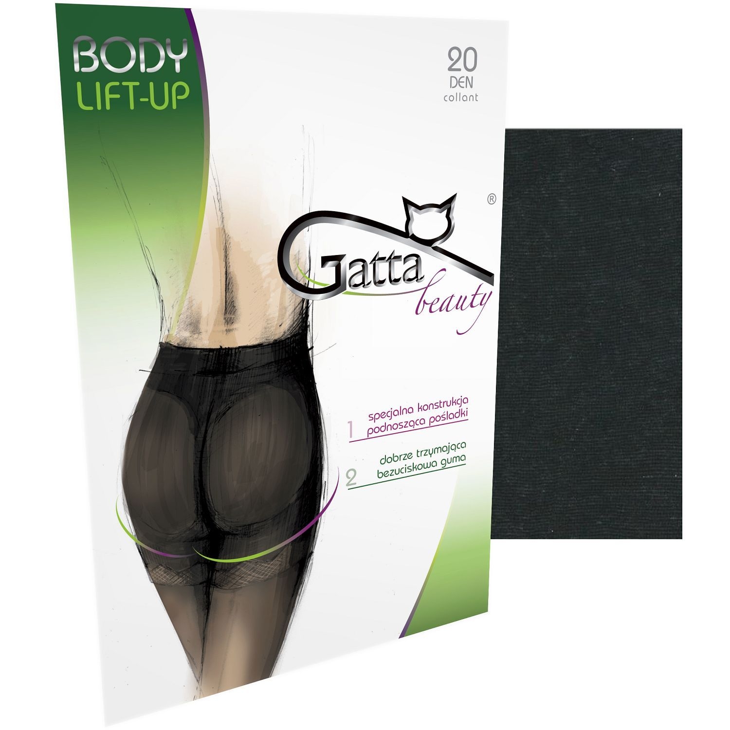 Rajstopy Body lift-up 20den czarne