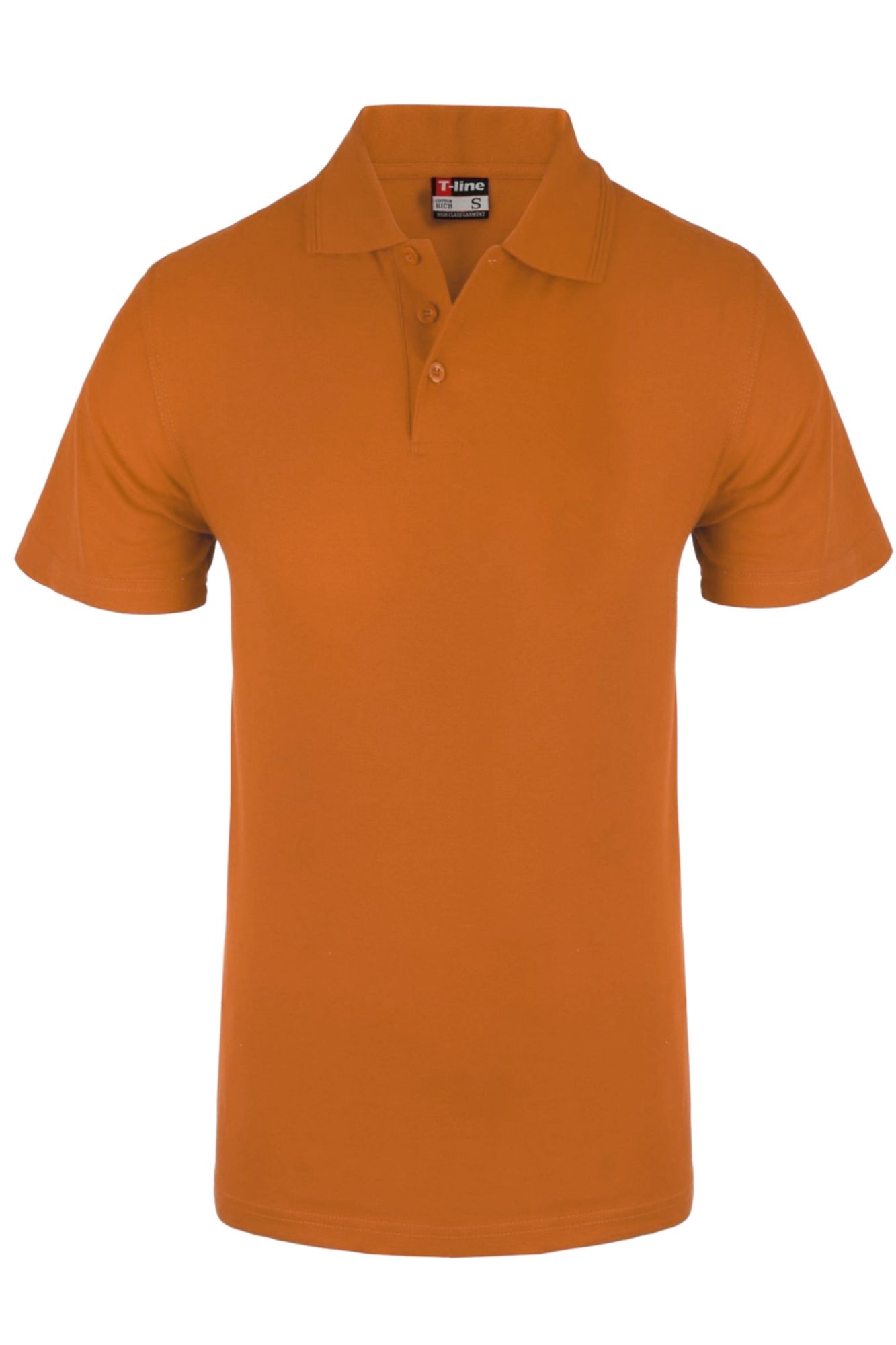 Koszulka polo t-line 19406 pomarańczowa