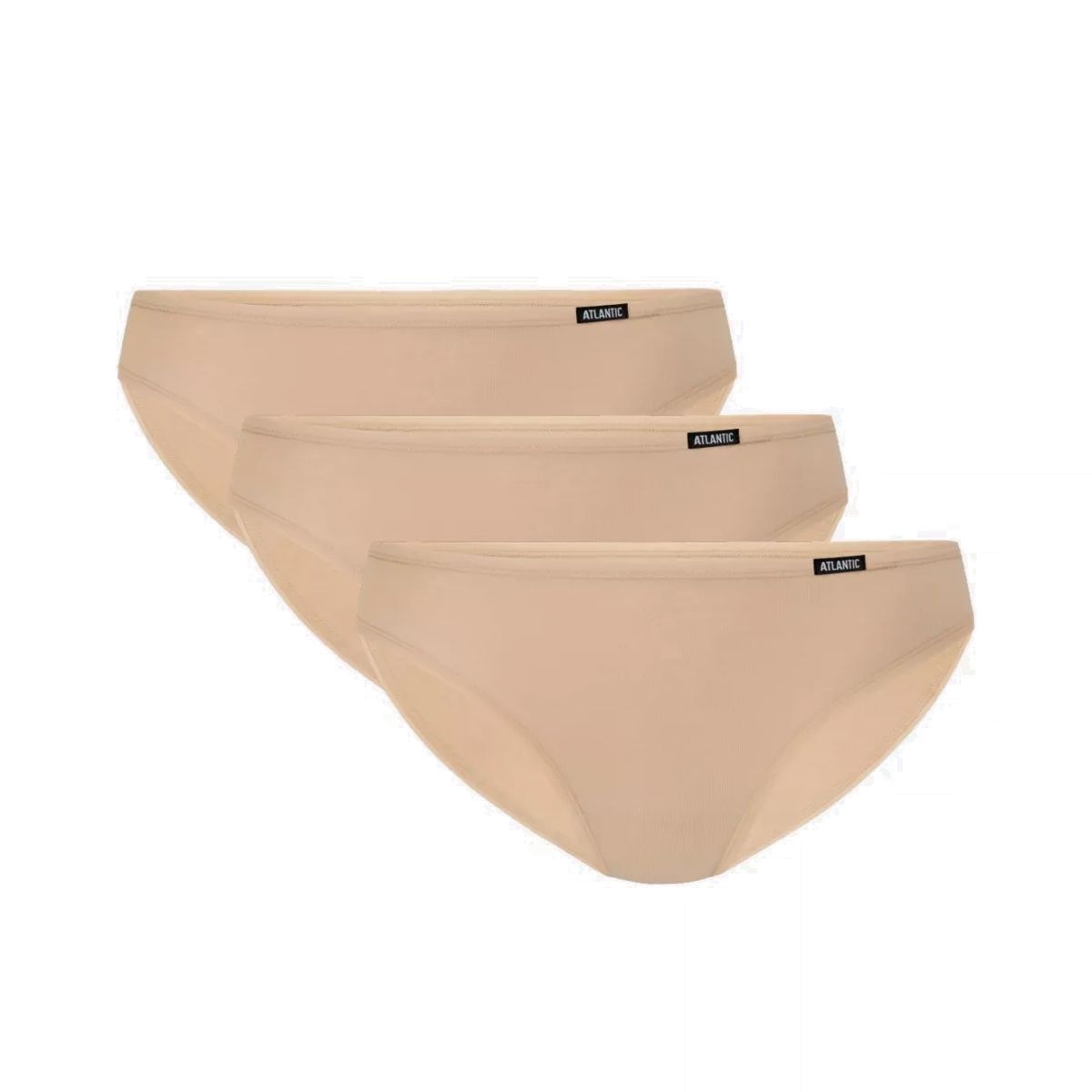 Figi sport 602 3-pak beżowe