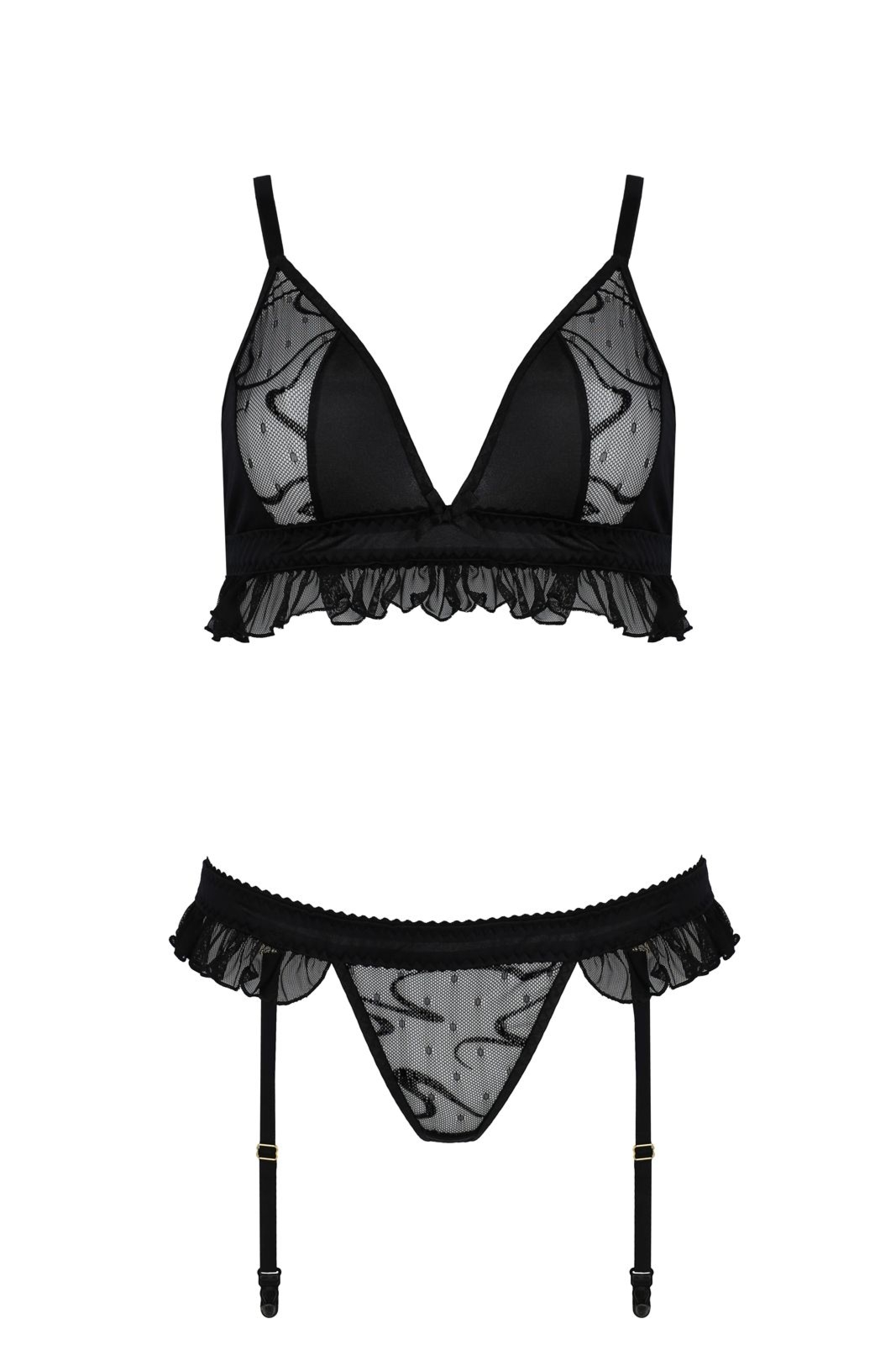 Komplet bielizny - LUSSINDA SET black