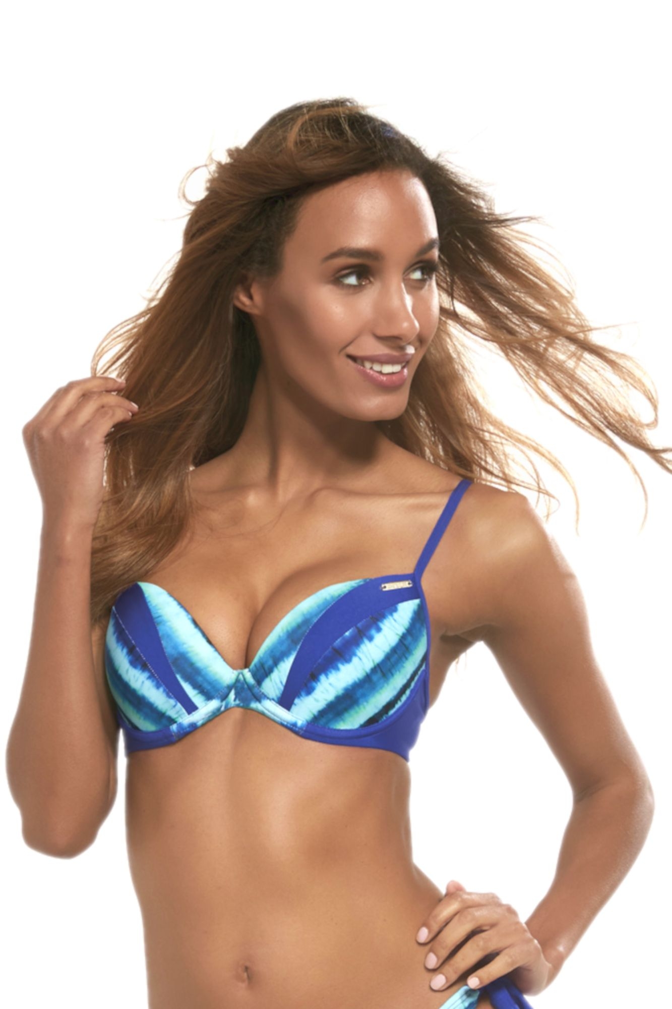Biustonosz kąpielowy Hokkaido brassiere navyblue