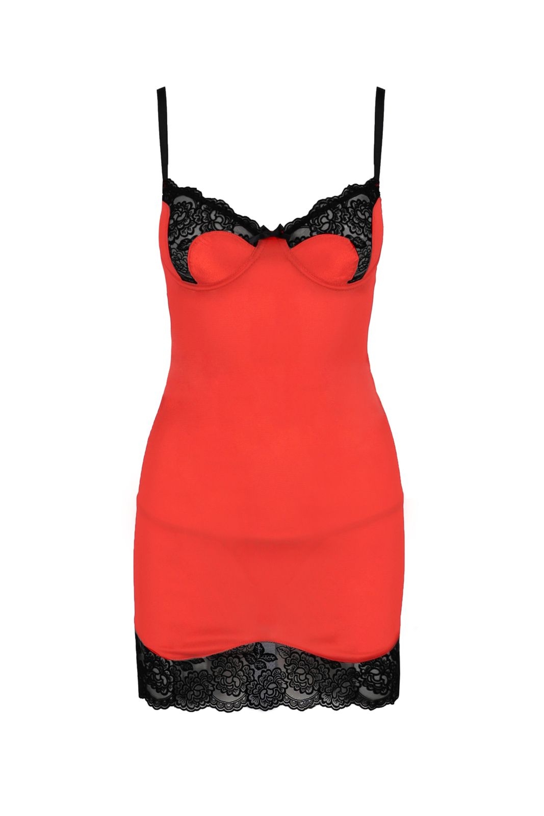 Koszulka damska - POLINA CHEMISE red