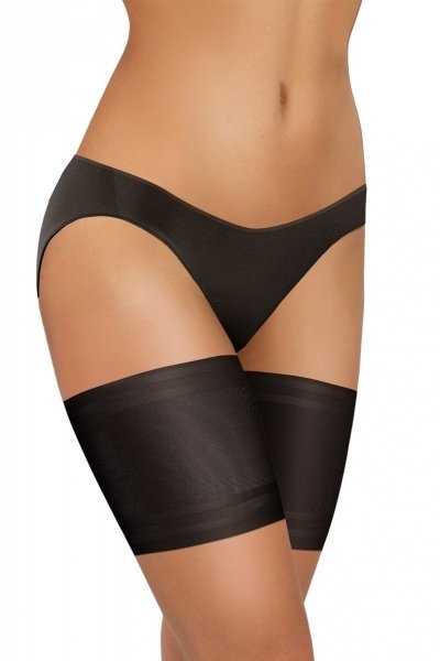 Sesto Senso Thigh Bands gadka czarna maxi Opaska na uda