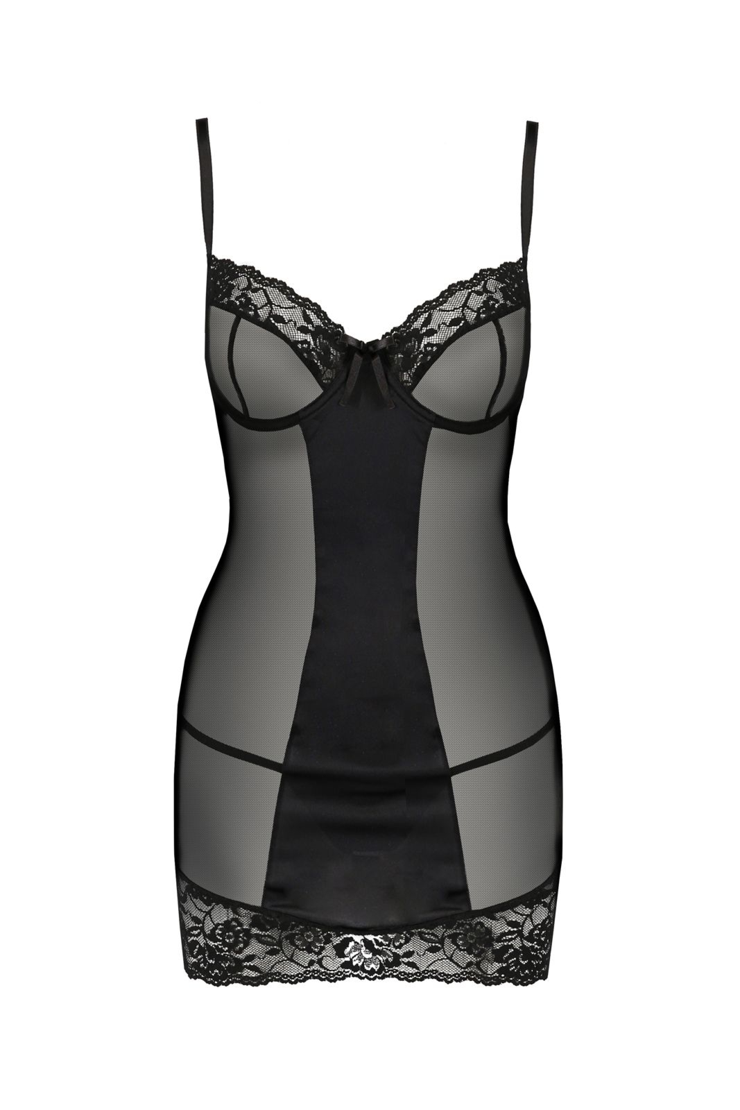 Koszulka nocna - MELEK CHEMISE black