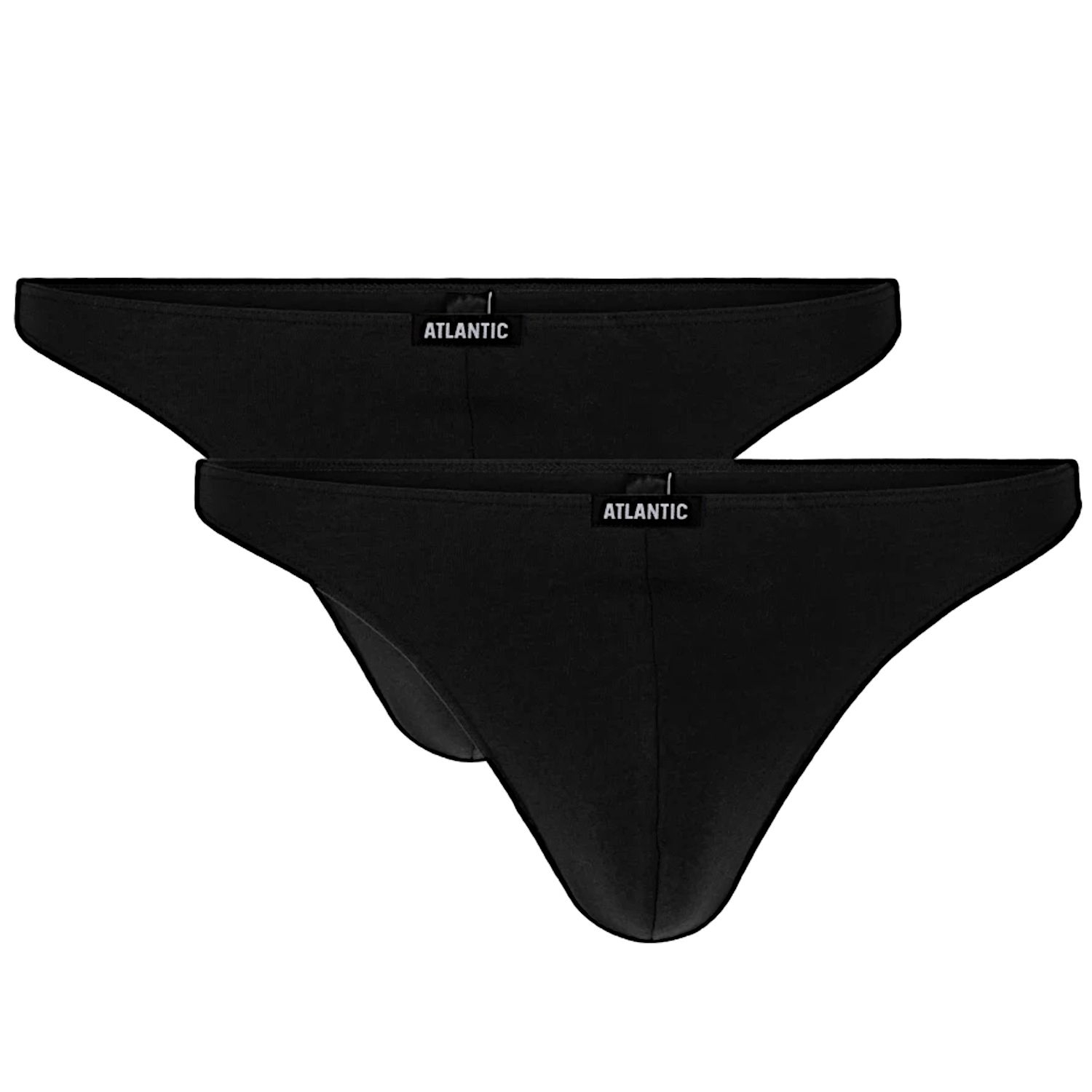 Stringi 253 2-pak czarne