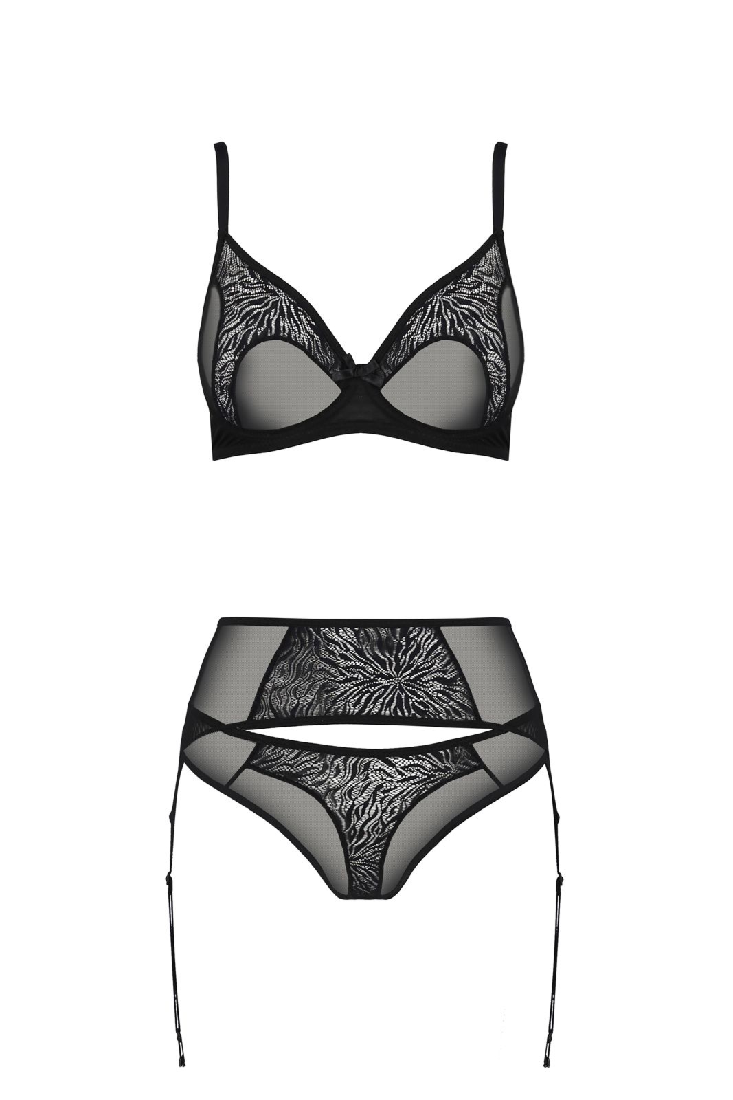 Komplet bielizny - SELAGINELLA SET black