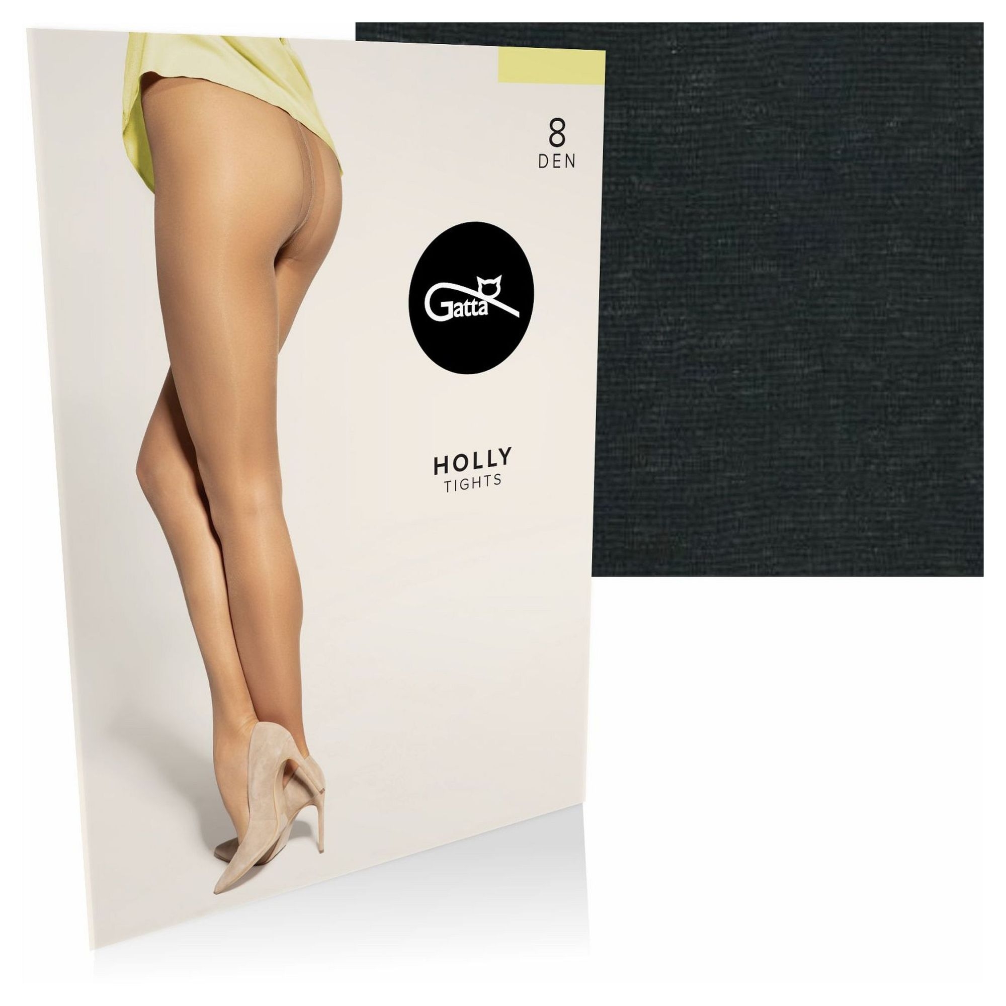 Rajstopy holly 8 den stretch nero