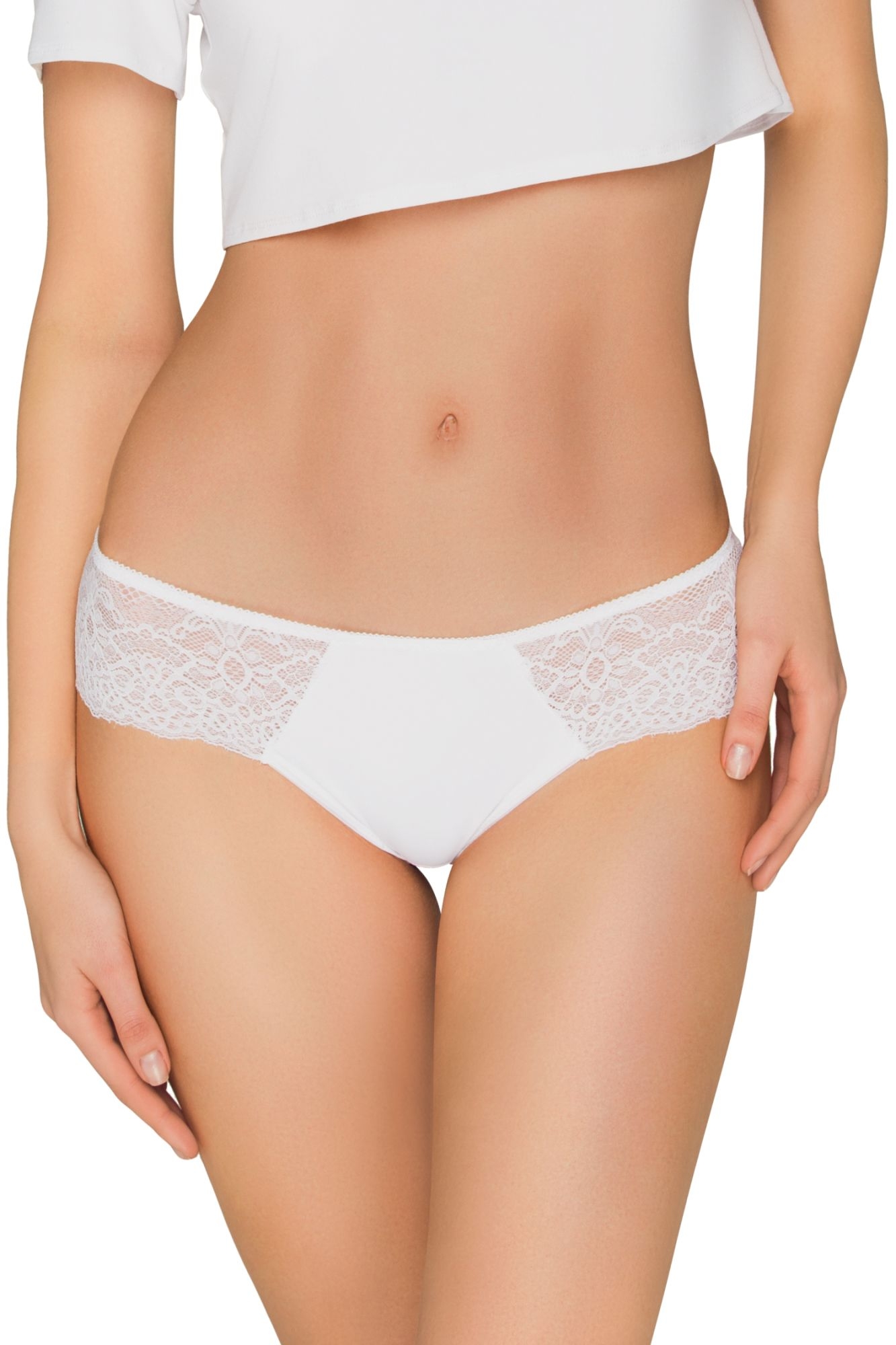 Figi stringi 159 białe