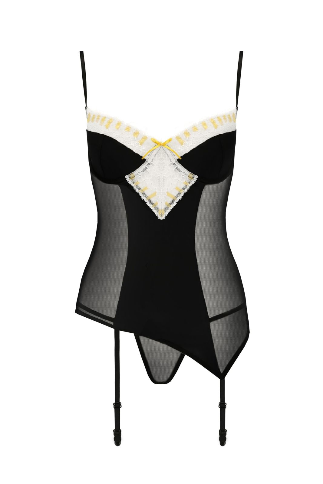 Top gorsetowy - RANIA CORSET black