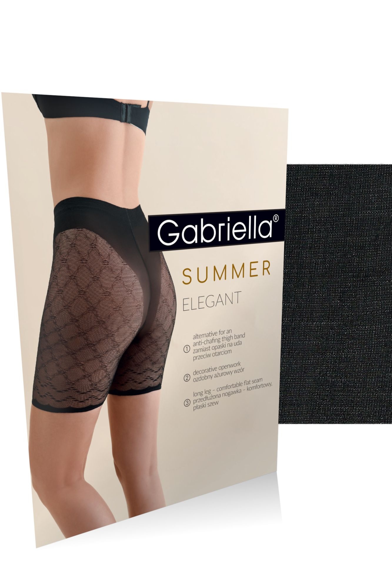 Majtki Summer Elegant 988 20 den nero