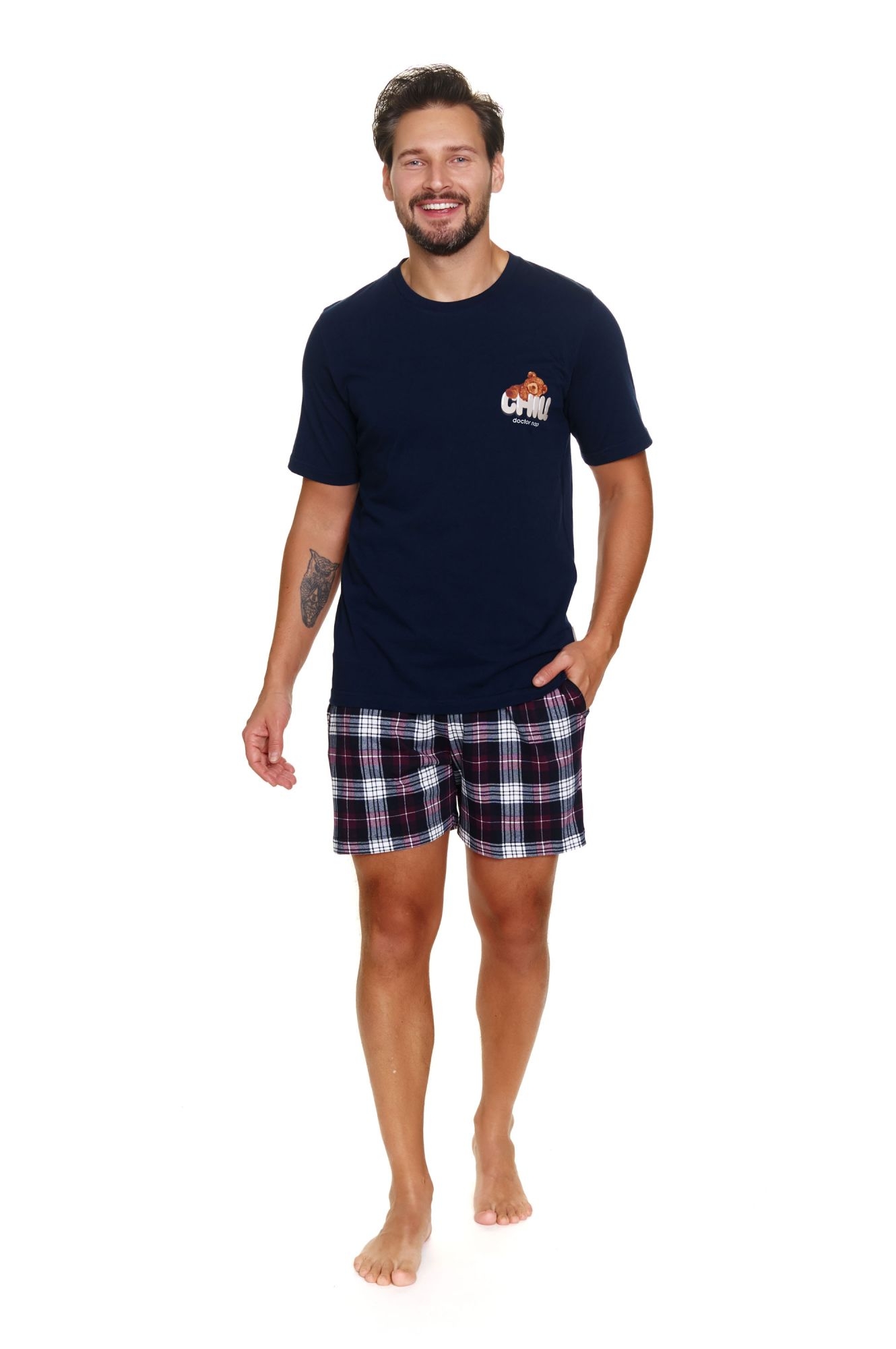 Piżama męska PMB 7201 navy blue