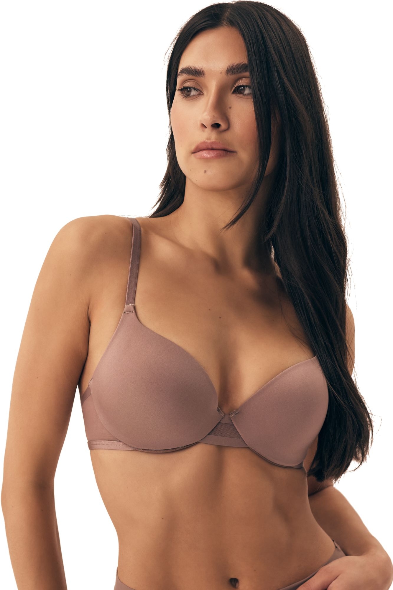 Biustonosz push-up Necio 42581 coffee