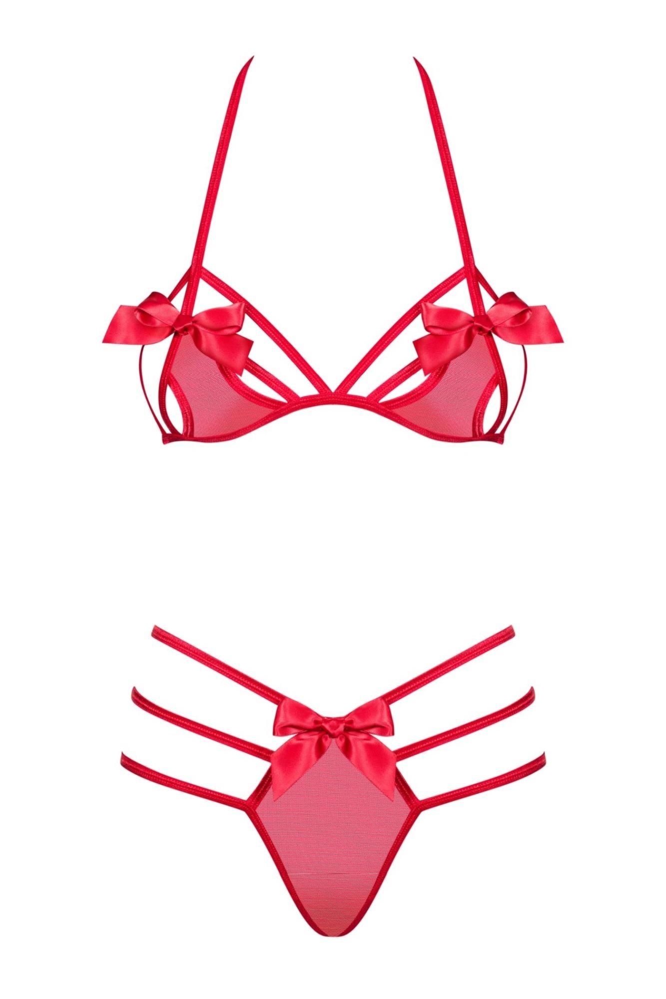 Giftella komplet 2-cz�ciowy czerwony