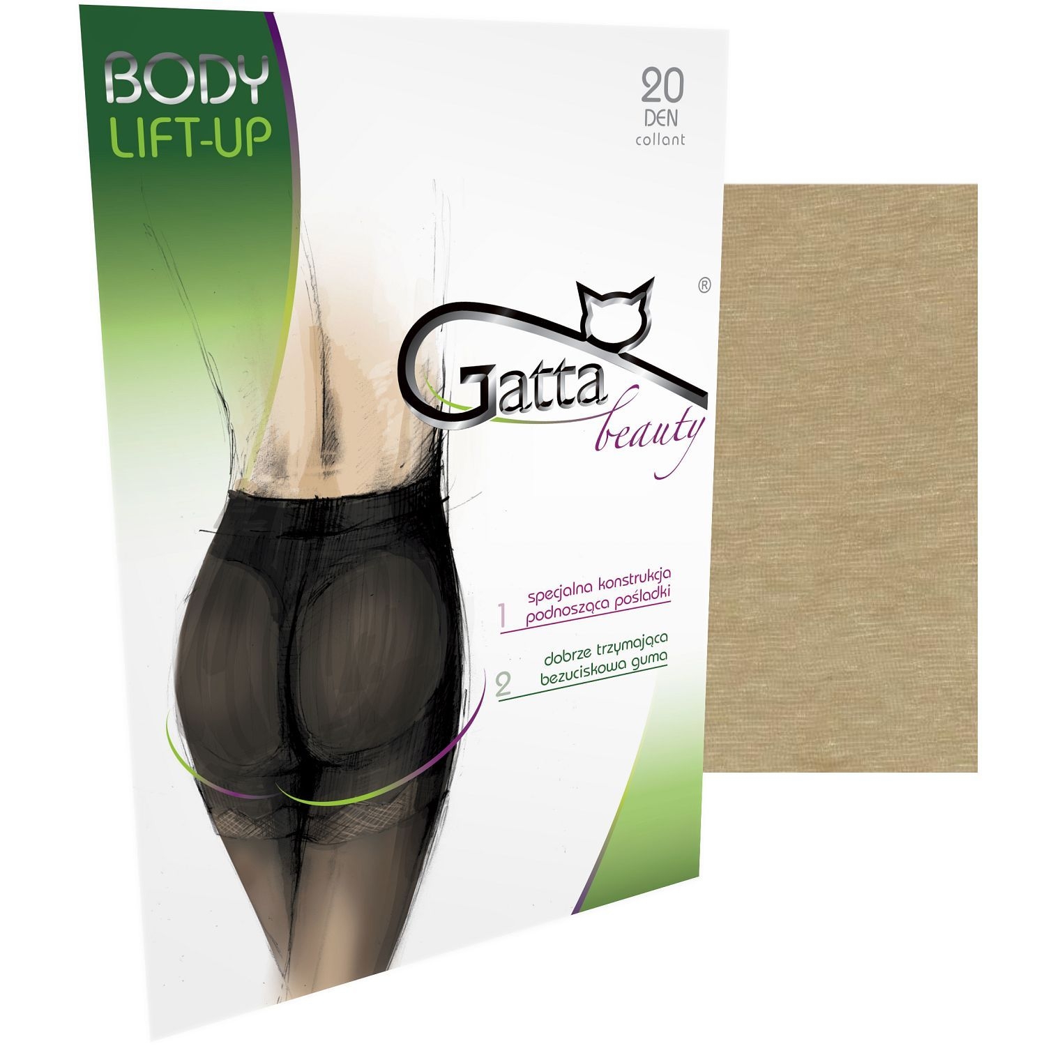 Rajstopy Body lift-up 20den visone