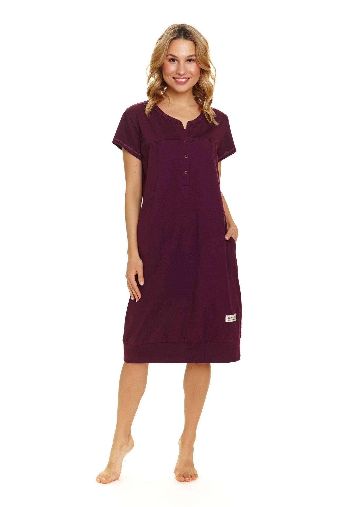 Koszula nocna TCB 4348 burgundy