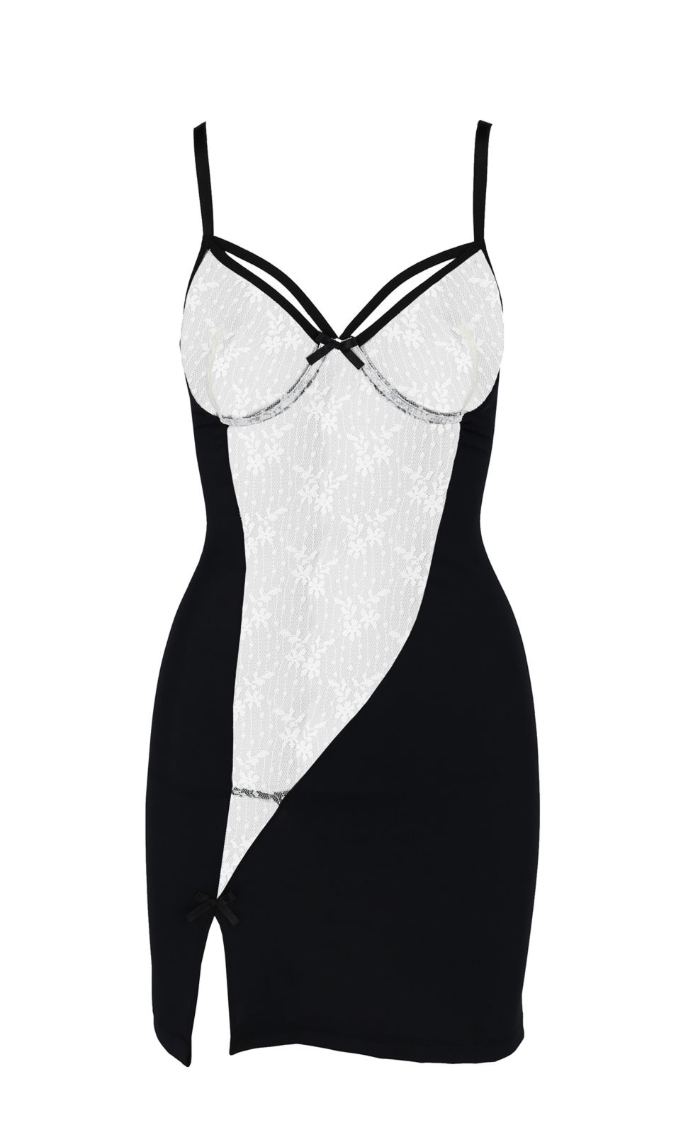 Koszulka damska - NEA CHEMISE black
