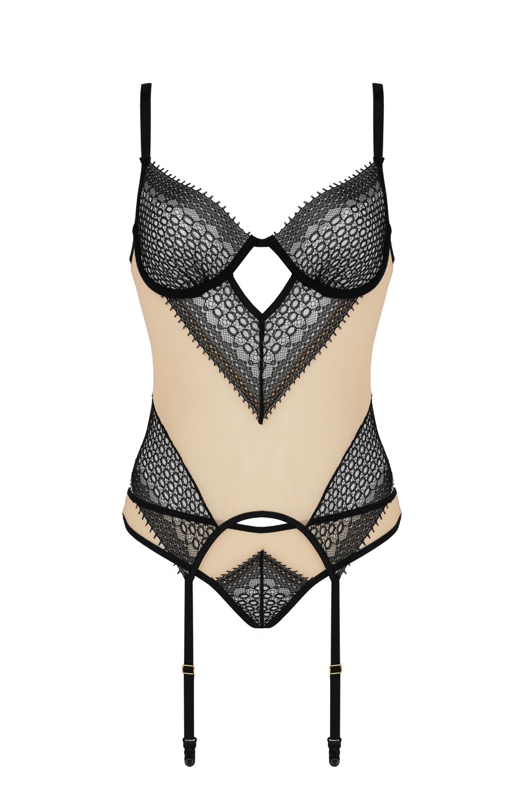 Top gorsetowy - DENERYS CORSET beige