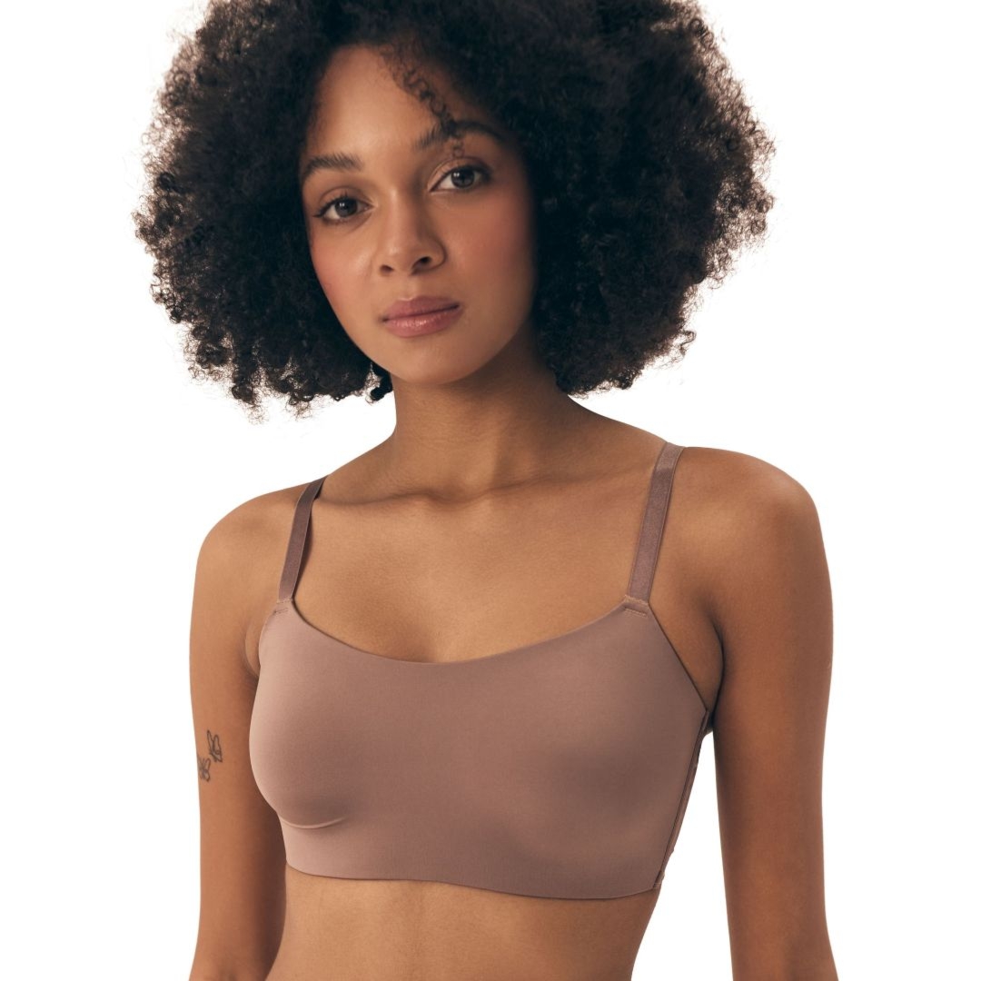 Biustonosz top Bass 42851 coffee