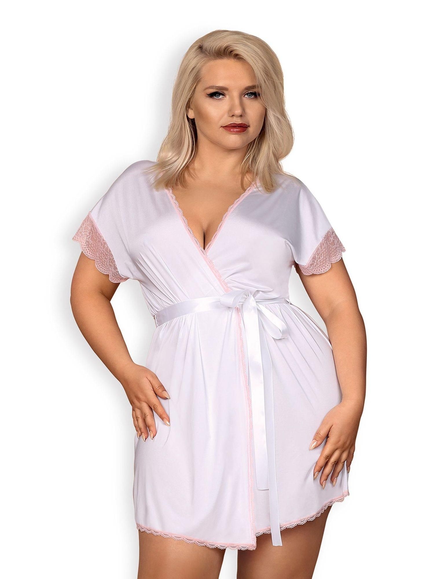 Girlly peniuar biały XXL