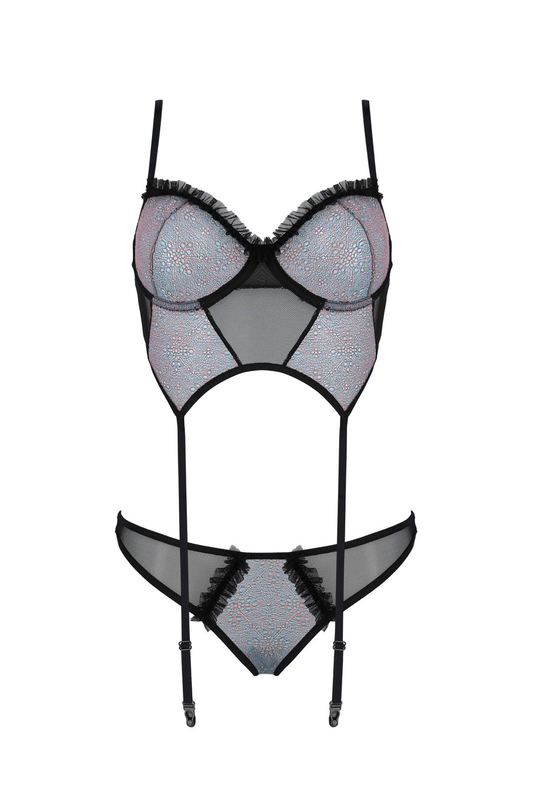 Top gorsetowy - CARINA CORSET black