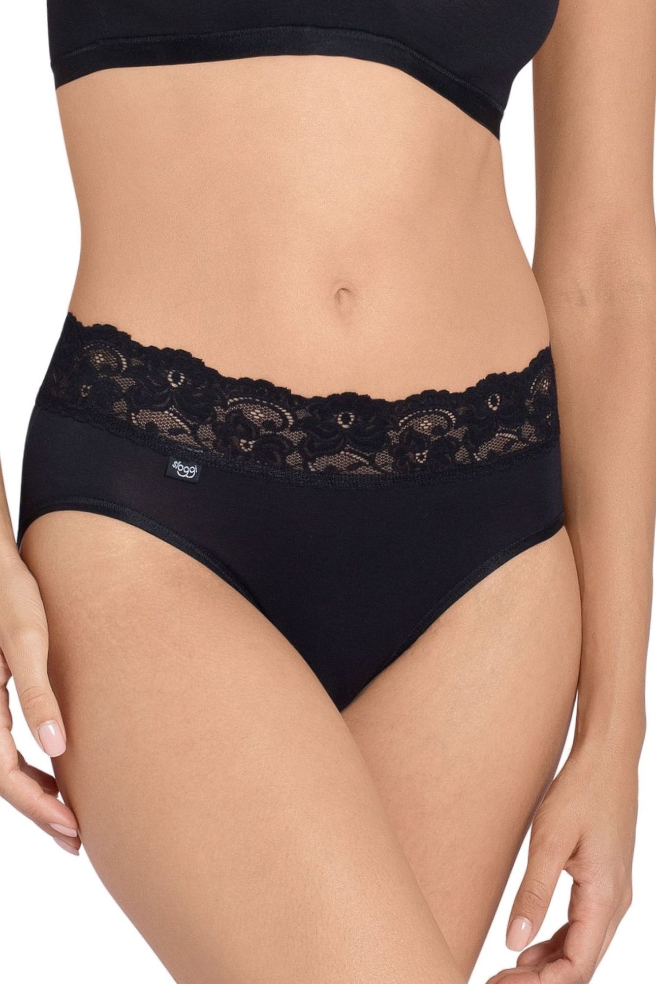 Figi Romance Midi czarne