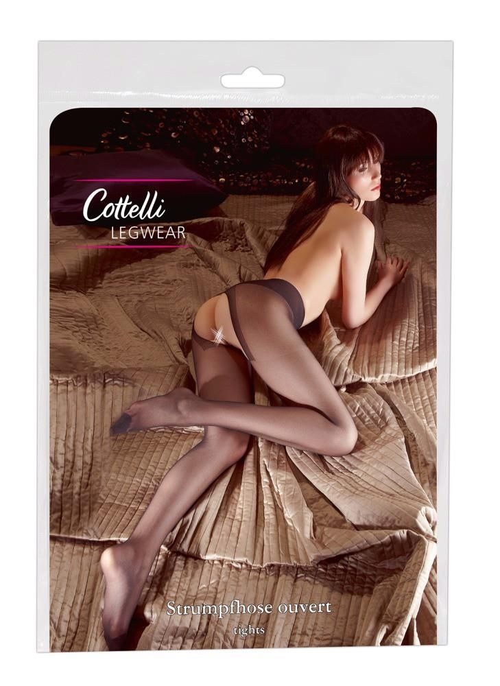 Crotchless Tights black