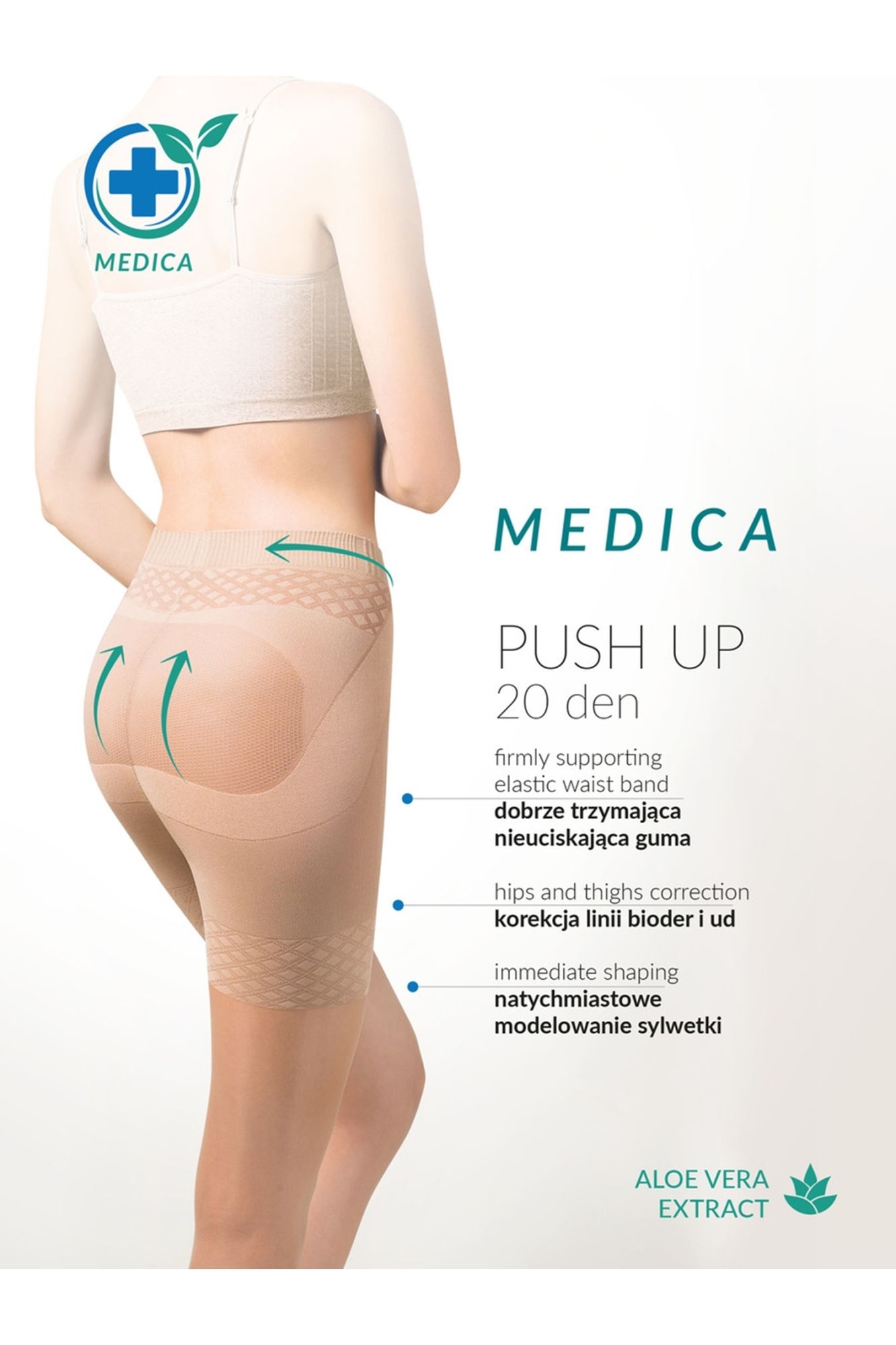 rajstopy 127 push up medica 20 den