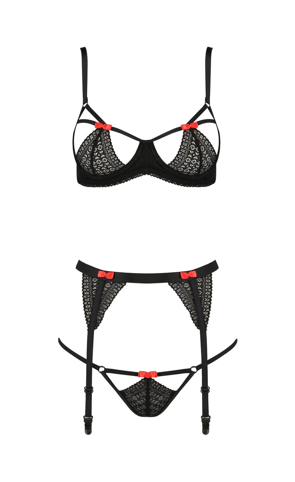 Komplet bielizny - PERDITA SET black