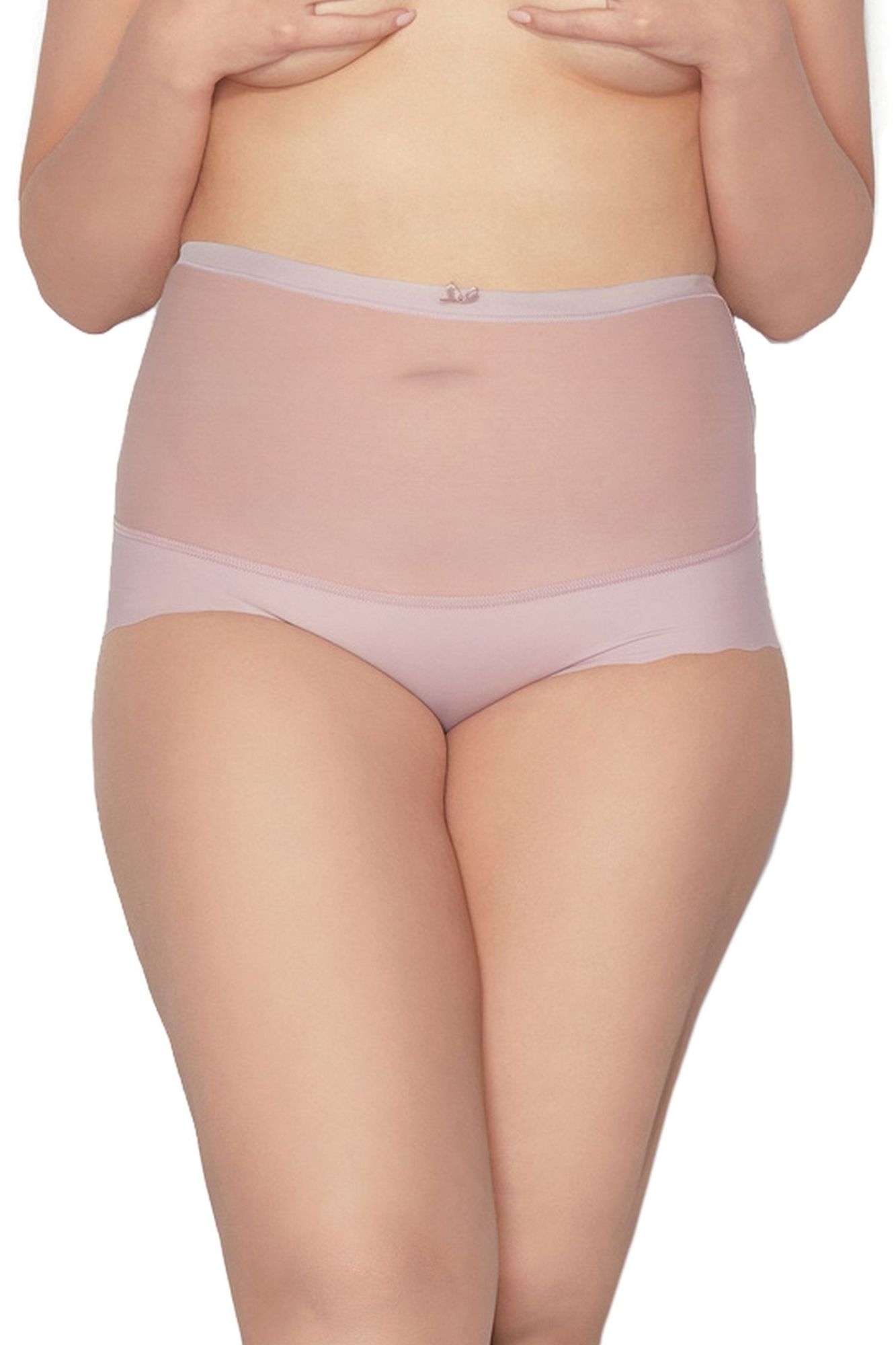Figi Glam low pudrowy róż plus