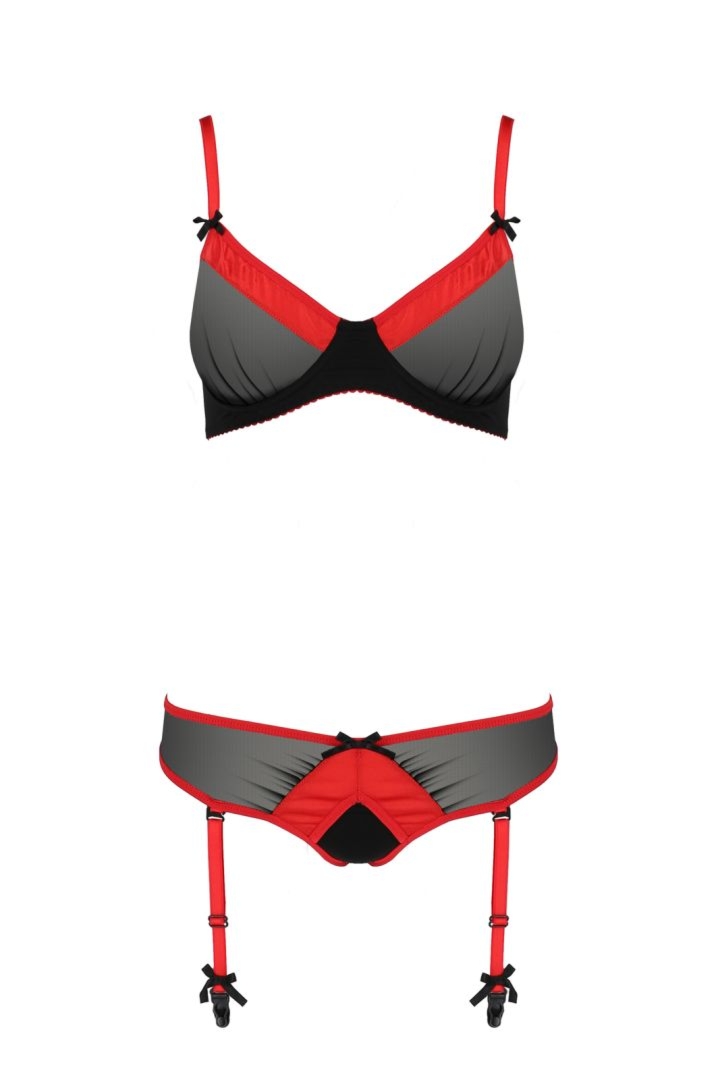 Komplet damski - CYRA SET black XXL/XXXL