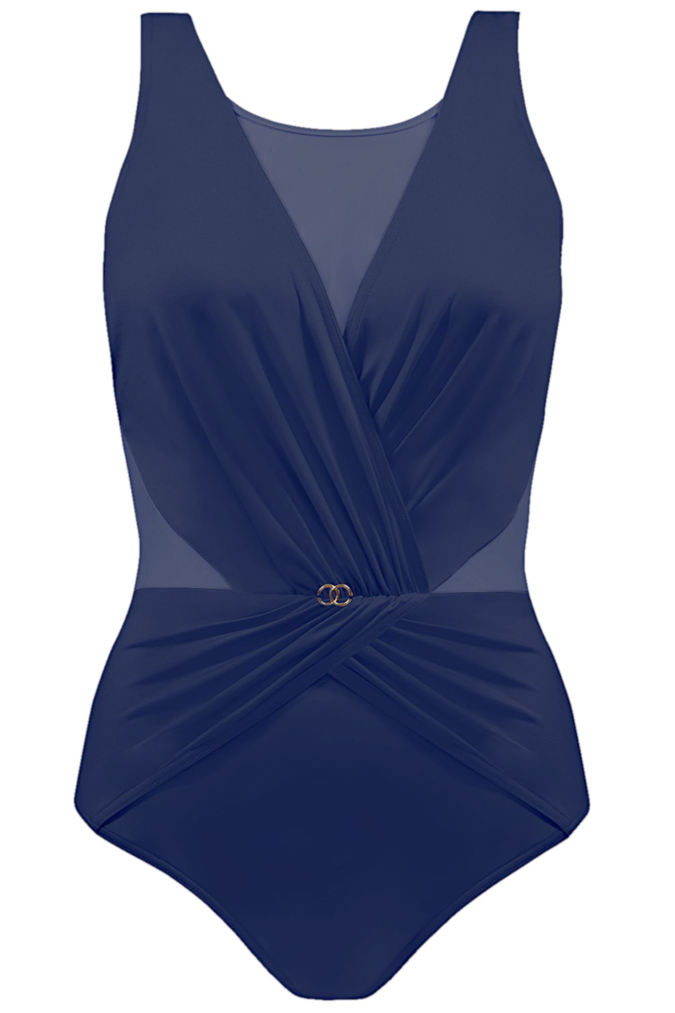Strój kąpielowy skj Fashion7 1006V 17 granatowy