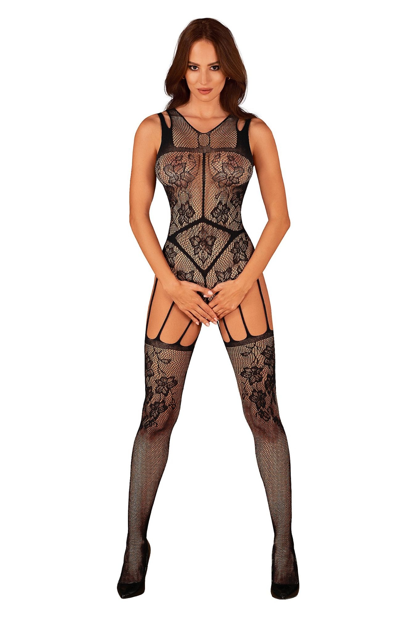 Bodystocking F239 czarne