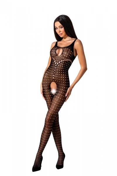 BS078 Bodystocking Czarny